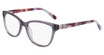 Nine West Eyeglasses NW5215 CRYSTAL SMOKE/014
