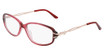 Marchon NYC Eyeglasses TRES JOLIE 204 WINE GRADIENT/612