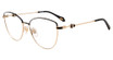 Just Cavalli Eyeglasses VJC014 SH.ROSE GOLD W/BLACK PARTS 0301