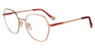 Yalea Eyeglasses VYA069 Rose Gold 02AM