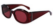 Ferragamo Eyeglasses SF2008S TRANSPARENT BURGUNDY/612