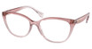 Ralph Eyeglasses RA7135 SHINY TRASPARENT PINK/6125