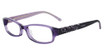 Bebe Eyeglasses BB5063 PURPLE CRYSTAL/519