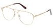 New Globe Eyeglasses M593-P Gold/GOLD
