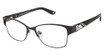 Jimmy Crystal New York Eyeglasses Calvi Noir/NOIR