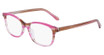 Draper James Eyeglasses DJ1013 BLUSH HORN/651