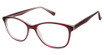 New Globe Eyeglasses L4098 Burgundy/BURGUNDY