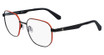 CK Jeans Eyeglasses CKJ23222 MATTE BLACK/ORANGE/002