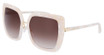 Anne Klein Eyeglasses AK7095 IVORY MARBLE/101