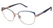 Jimmy Crystal New York Eyeglasses Garda Sapphire/SAPPHIRE