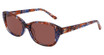 Anne Klein Eyeglasses AK7100 NAVY PLAID/410