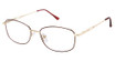 New Globe Eyeglasses L5187 Burgundy/BURGUNDY