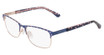 Draper James Eyeglasses DJ1025 NAVY BLUSH POLKA/418