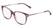 Draper James Eyeglasses DJ1027 PLUM STRIPE/501