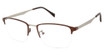 Cruz Eyeglasses I-950 Brown/Gun/BROWN/GUN