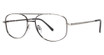 Modern Metals Eyeglasses Joel antique silver