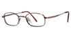 Modern Metals Eyeglasses Cheerful antique brown