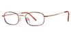 Modern Metals Eyeglasses Cheerful demi amber