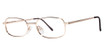Modern Metals Eyeglasses Cal gold