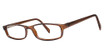 Modern Plastics II Eyeglasses Brave brown