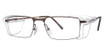 On-Guard Safety Eyeglasses OG125 Chocolate Chrome