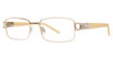 Genevieve Boutique Eyeglasses Bling gold/blonde