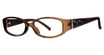 Genevieve Boutique Eyeglasses Colette brown
