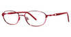 Genevieve Paris Design Eyeglasses Opal burgundy