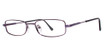Modern Metals Eyeglasses Keynote matte plum
