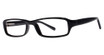 Modern Plastics II Eyeglasses Structure black