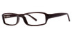 Modern Plastics II Eyeglasses Structure brown