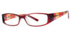 Modern Plastics II Eyeglasses Swirl burgundy
