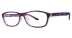 Modern Plastics II Eyeglasses Cozy plum/crystal