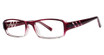 Modern Plastics II Eyeglasses Sky burgundy