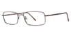 Modern Metals Eyeglasses Tactic matte brown