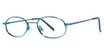Modern Metals Eyeglasses Pumpkin-Skull blue