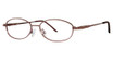 Modern Metals Eyeglasses Ruffle brown