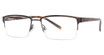 Randy Jackson Eyeglasses Randy Jackson 1042 Brown/Gun/183