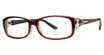 Modern Plastics II Eyeglasses Dee brown/crystal