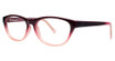 Modern Plastics II Eyeglasses Affection burgundy