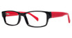 Modern Plastics II Eyeglasses Chill black/red