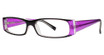 Modern Plastics I Eyeglasses Sheer black/violet