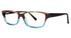 Genevieve Boutique Eyeglasses Infusion brown/blue