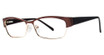 Genevieve Boutique Eyeglasses Commit brown/gold