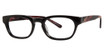 Deja Vu Eyeglasses 9006 Black/Oxblood
