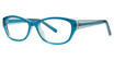 Modern Plastics I Eyeglasses Amber teal/crystal