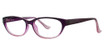 Modern Plastics II Eyeglasses Gradual plum gradient