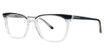 Modern Plastics II Eyeglasses Welcome crystal/black