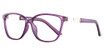 Affordable Designs Eyeglasses Pam Violet Silver