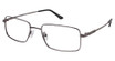 Vision's Eyeglasses Vision's 216 MATTE GUN/C01